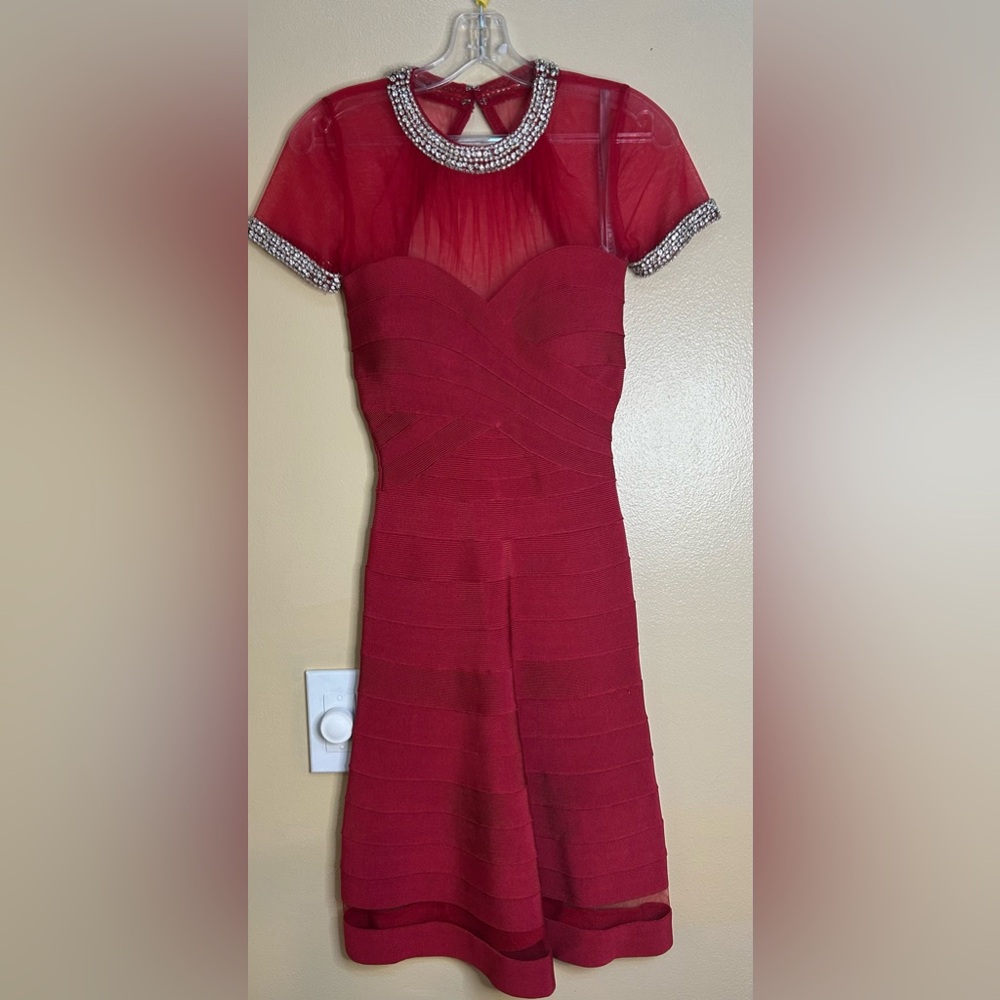 Lucci Lu Red Cocktail Dress Size‎ 2